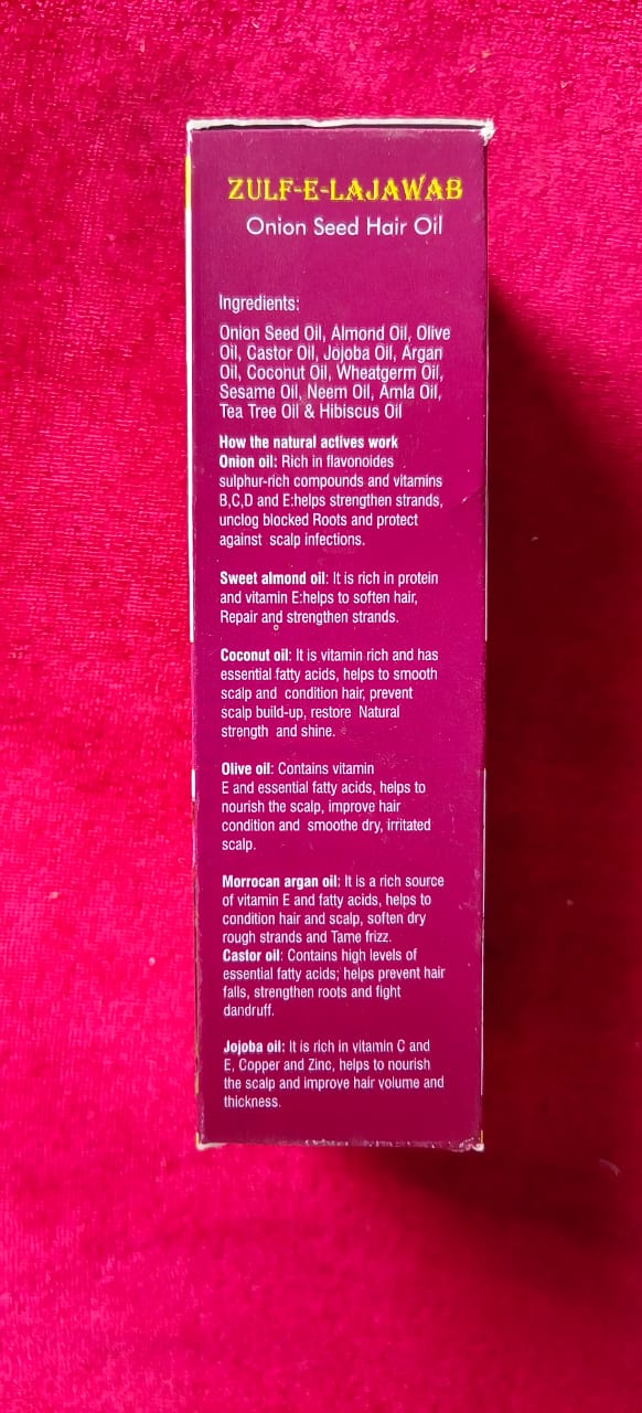 Zulf ‑e ‑Lajawab HAIR OIL